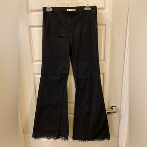 Free People Black Flare Pants